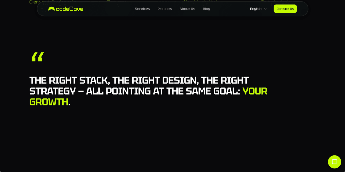 codeCave studio site