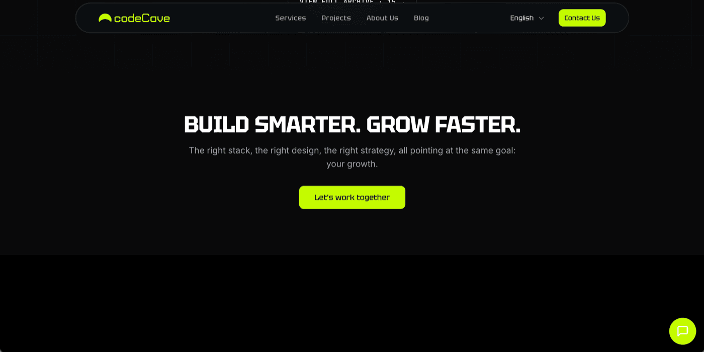 codeCave studio site