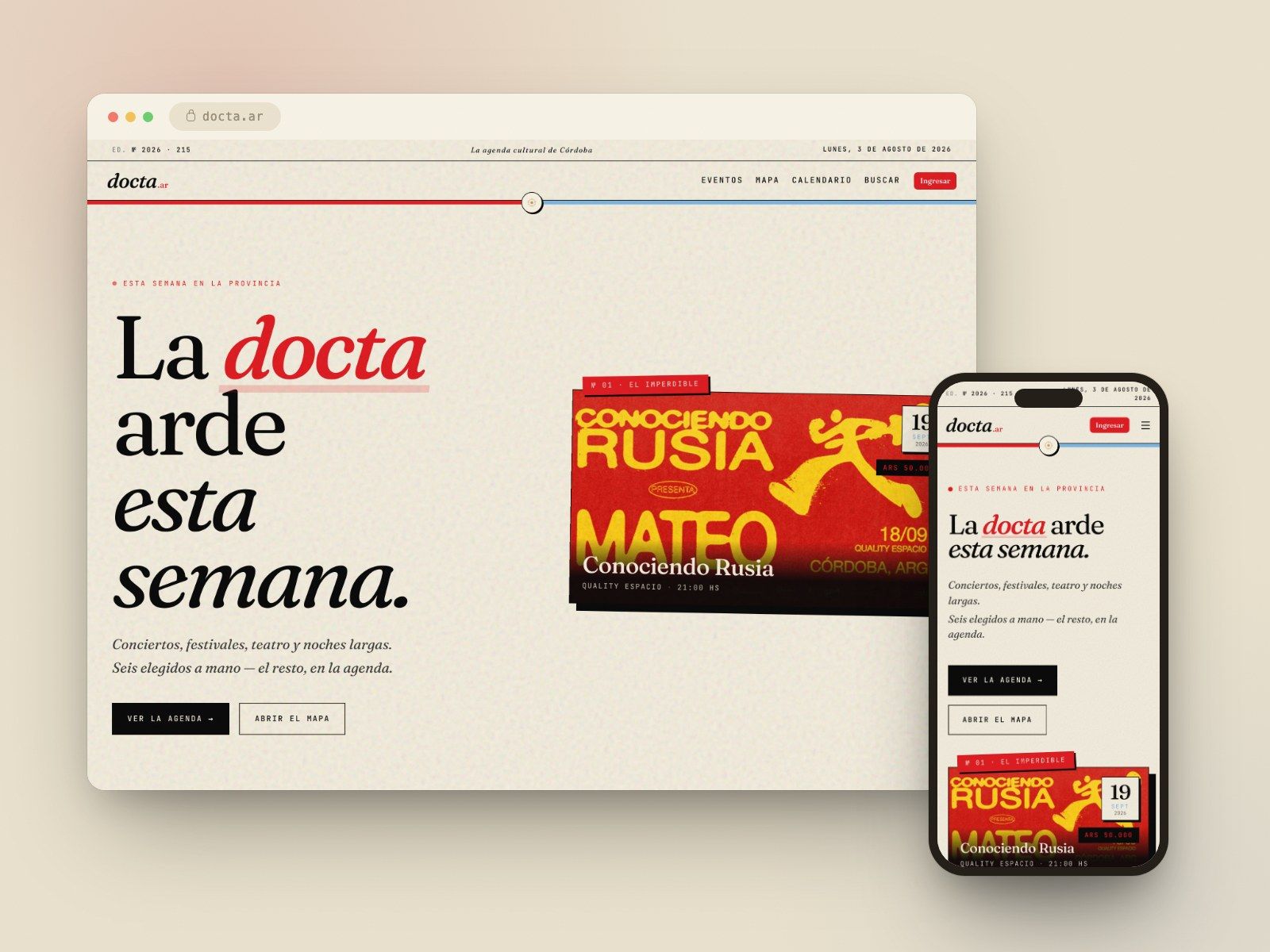 Docta — Córdoba Culture Agenda