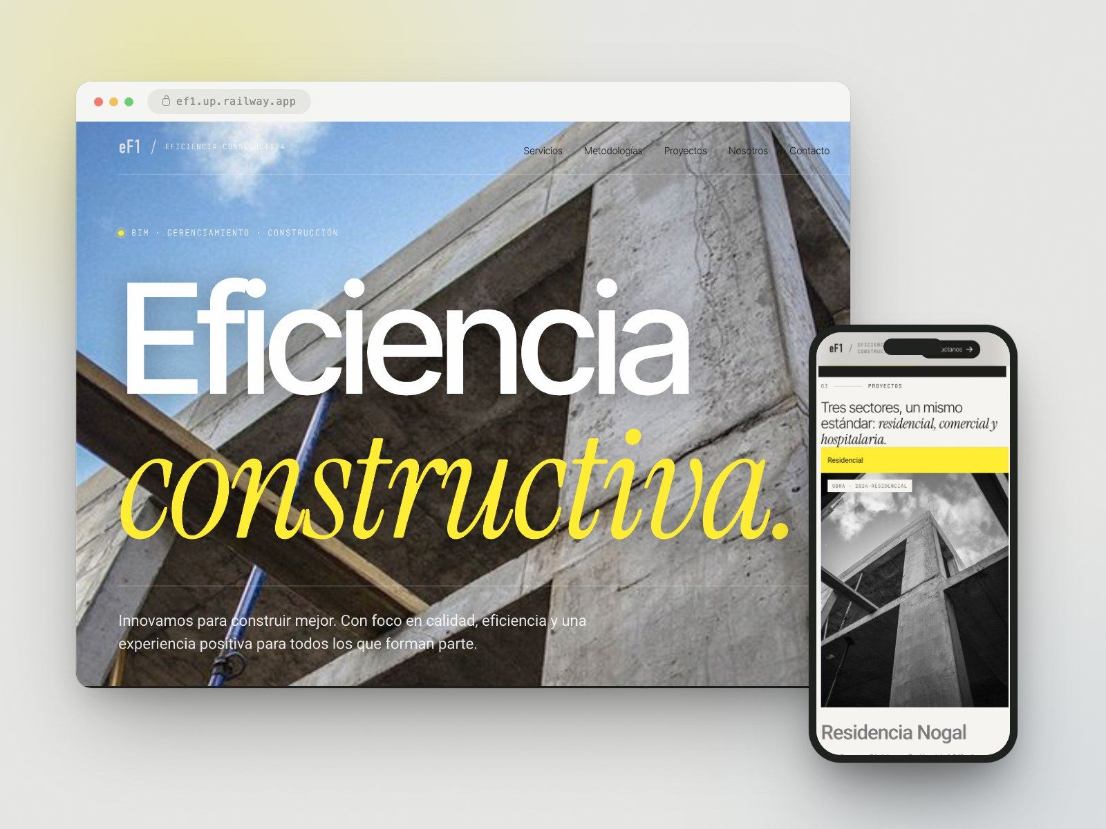 eF1 — Eficiencia Constructiva